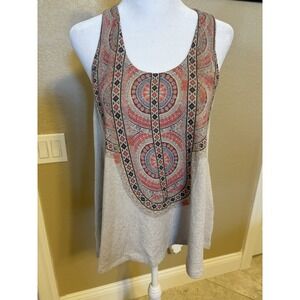 Gaze USA Bohemian Print Top, Size Medium